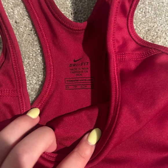Pink and Red Nike sports bra - Picture 3 of 3